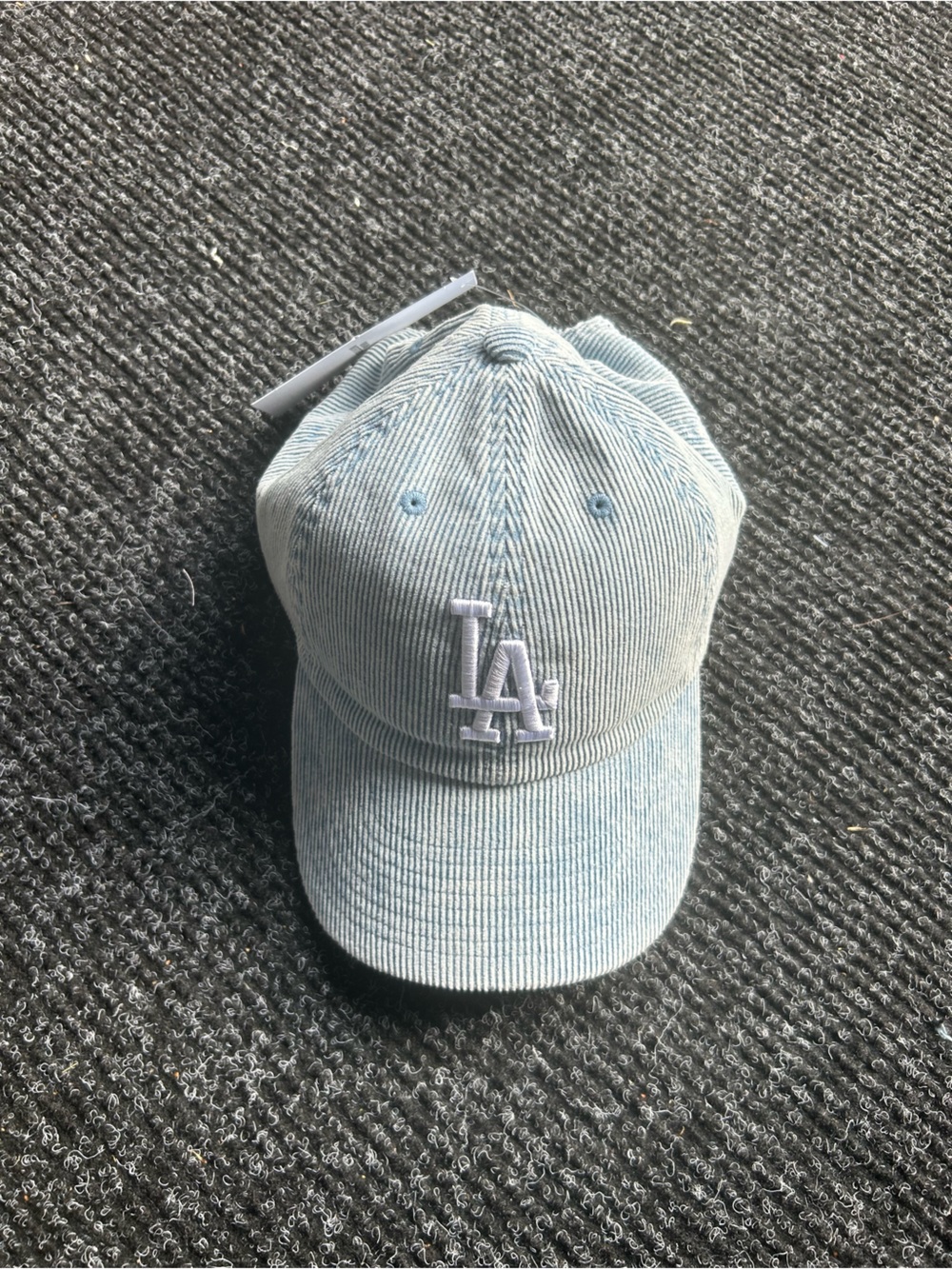 Mitchell & Ness Light Blue Corduroy LA Cap